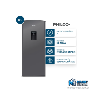 Heladera Philco 161 Lts Con Dispenser Plata