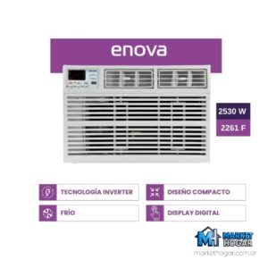 Aire Acondicionado Enova Ventana Inverter Solo Frio R32 2.630W