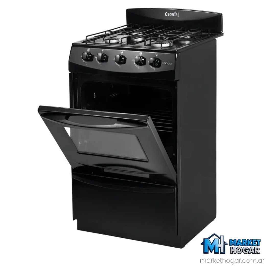 Cocina Escorial Candor Gas Envasado 4 Hornallas con Horno - Image 2