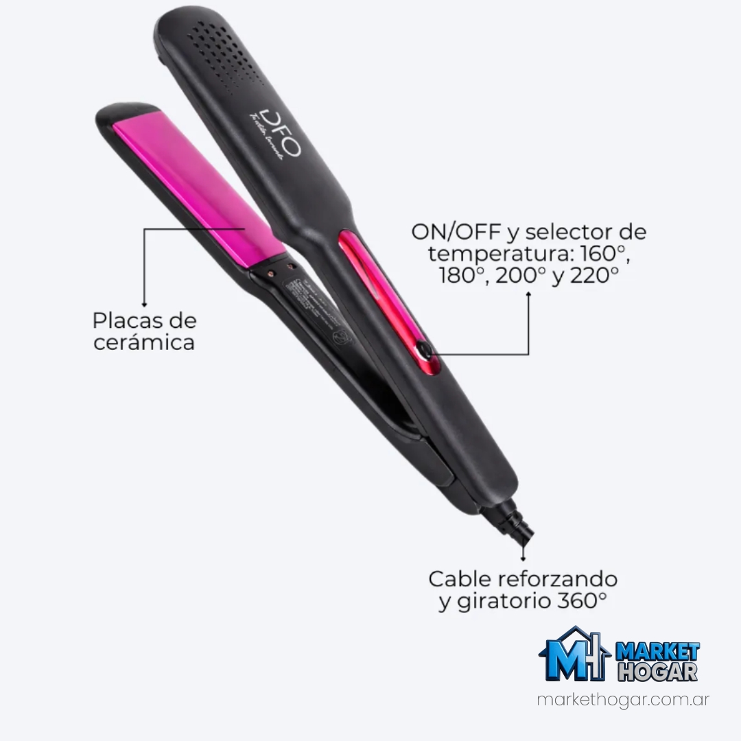 Combo de Secador de Pelo + Plancha de Pelo DFO - Image 3