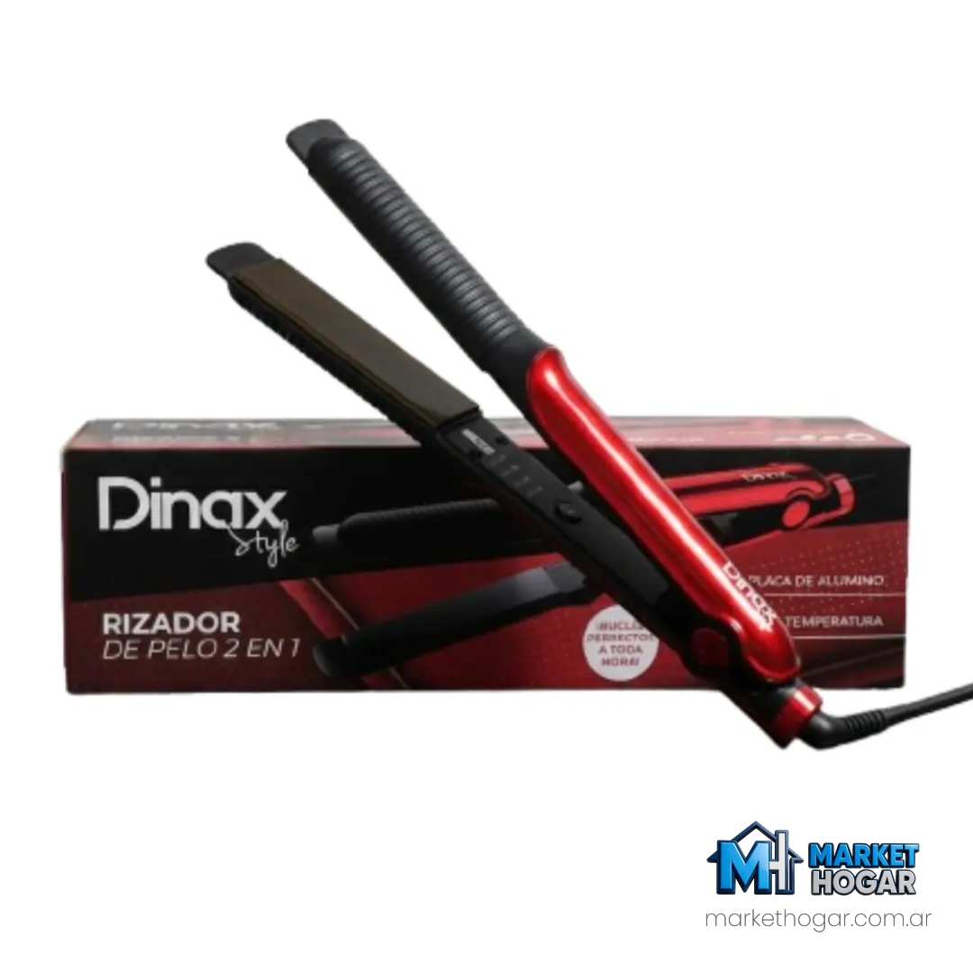 Plancha/Rizador de Pelo Dinax