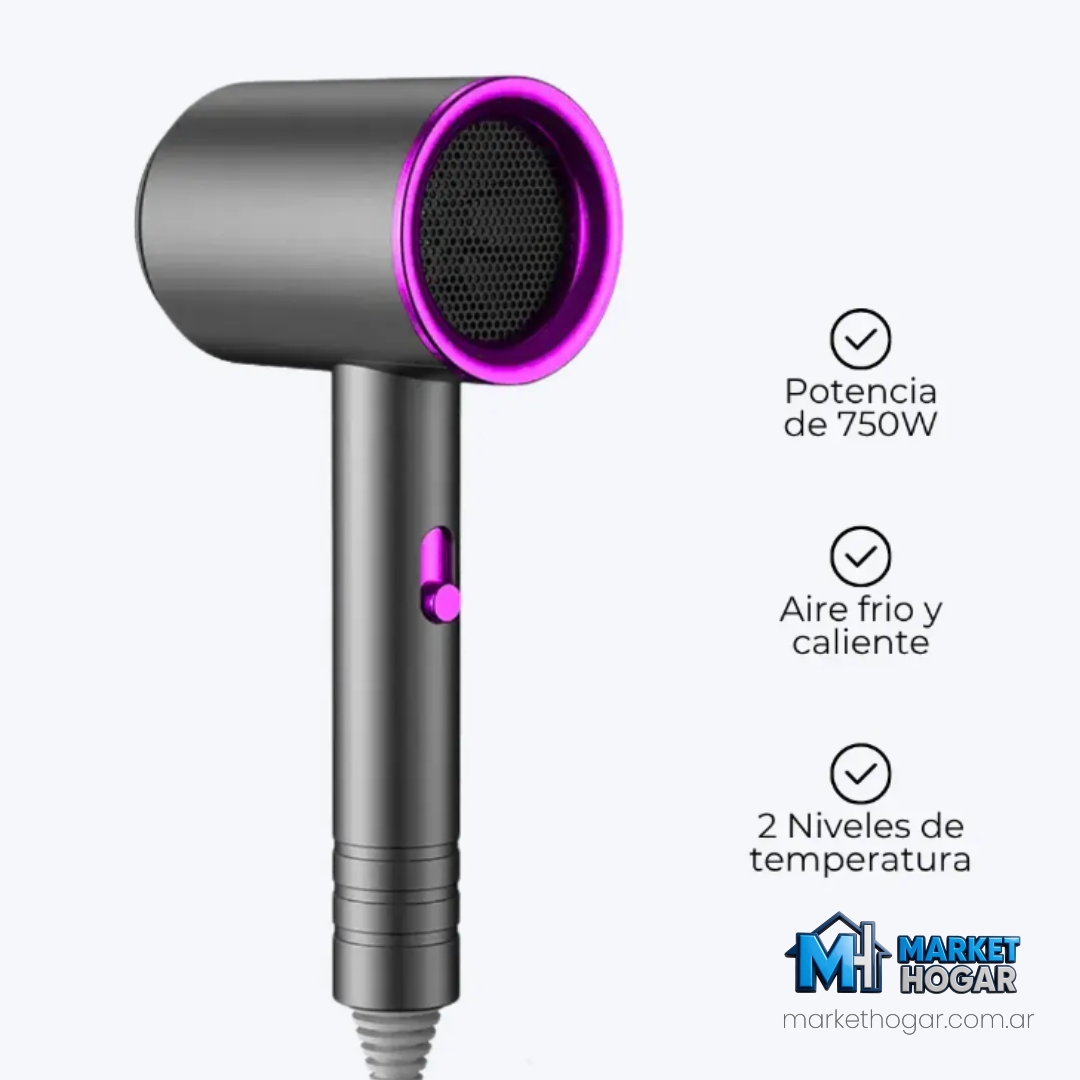 Secador de Pelo Compacto y Práctico 750W de Secado Rápido DFO - Image 4