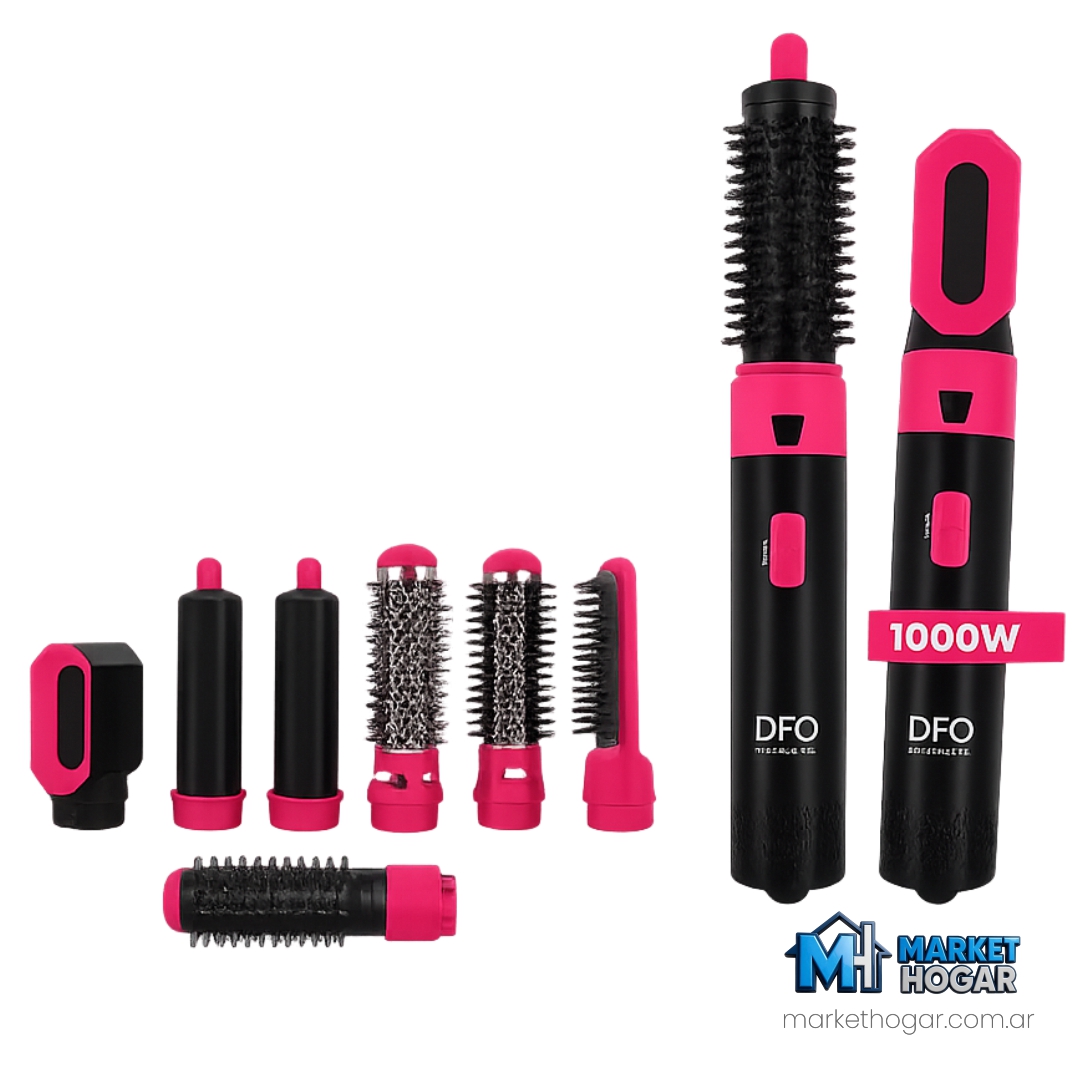 Secador de Pelo con Cepillo Voluminizador 5 en 1 DFO
