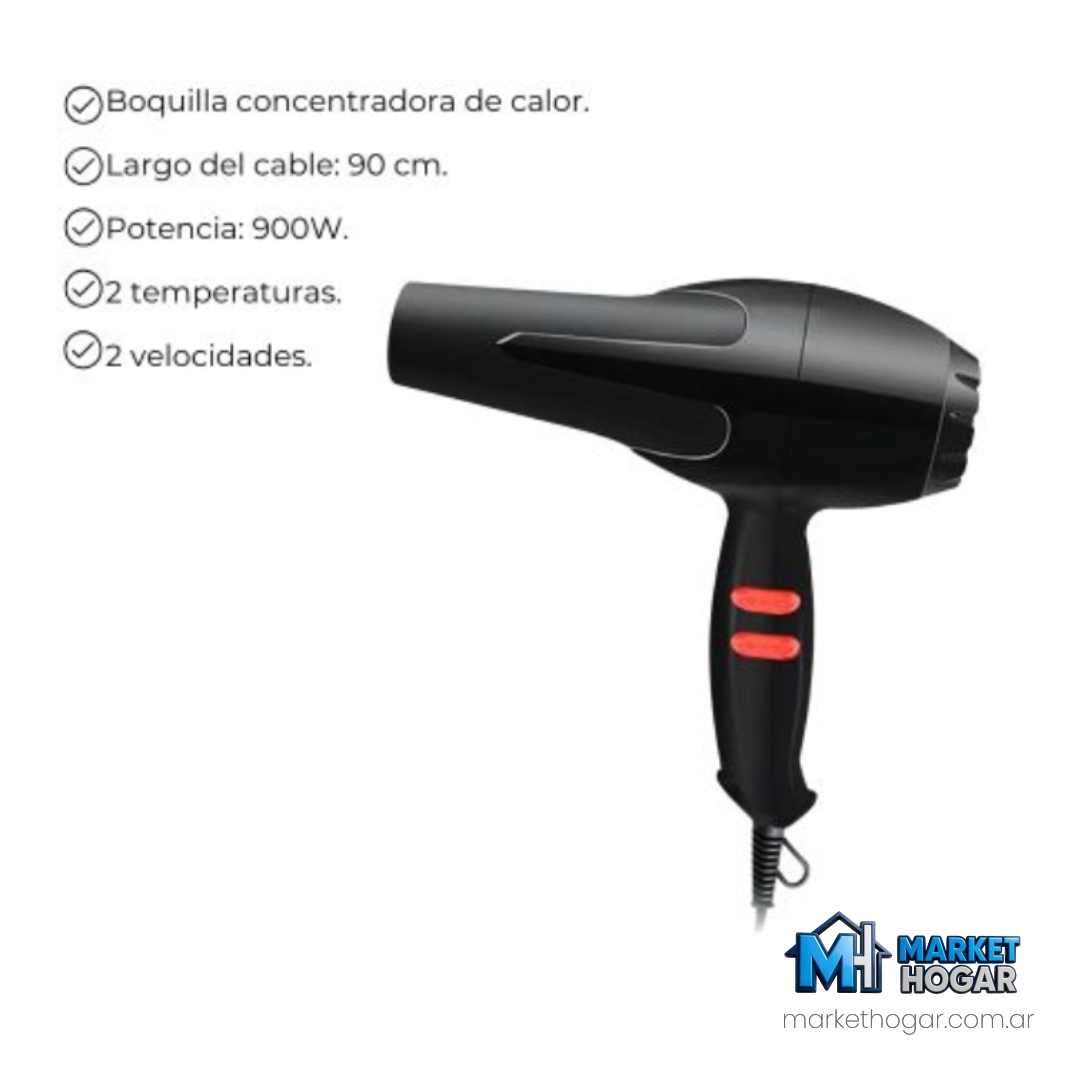 Secador de Pelo Profesional 900W DFO - Image 2