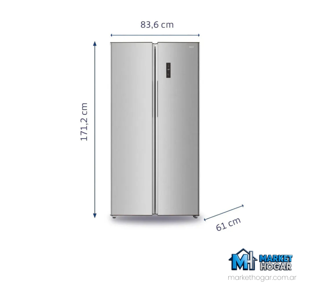 Heladera Side By Side BGH Inverter 397 Lts - Image 2