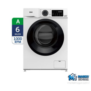 Lavarropas BGH 6 Kg Carga Frontal Automatico Inverter 1000 RPM Blanco