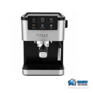 Cafetera Espresso Híbrida Ditron 1400W 20 Bar Cold Brew Digital Negra