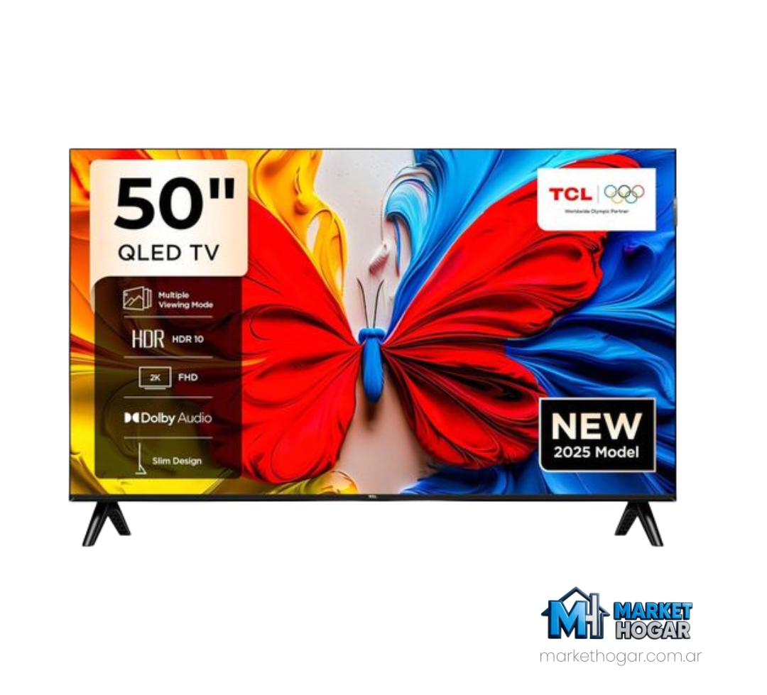 Tv Smart Tcl 50'' Qled HDR Google Tv