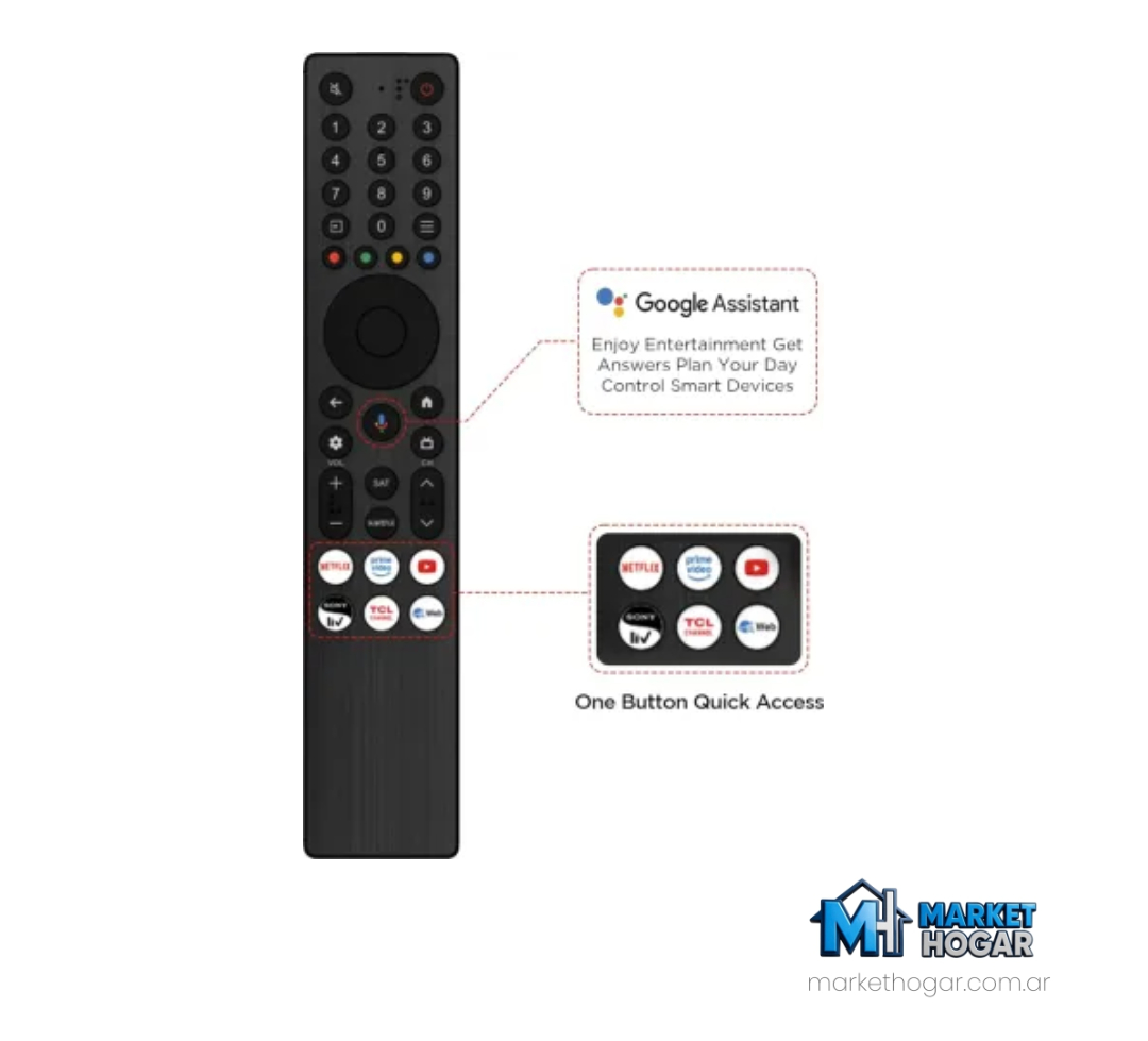 Tv Smart Tcl 50'' Qled HDR Google Tv - Image 3