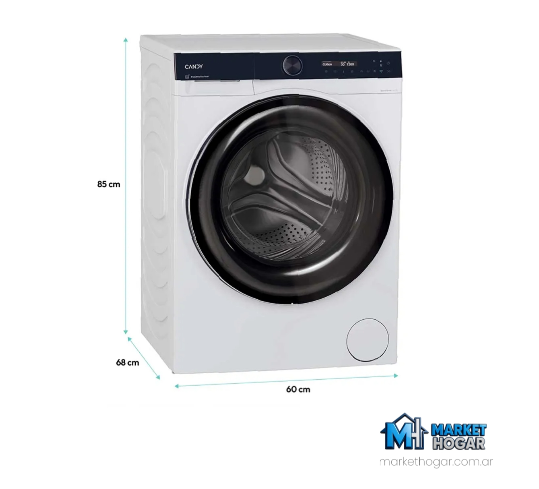 Lavasecarropas Candy Prowash 13kg de Lavado + 8kg de Secado 1.400 RPM Inverter Blanco - Image 3