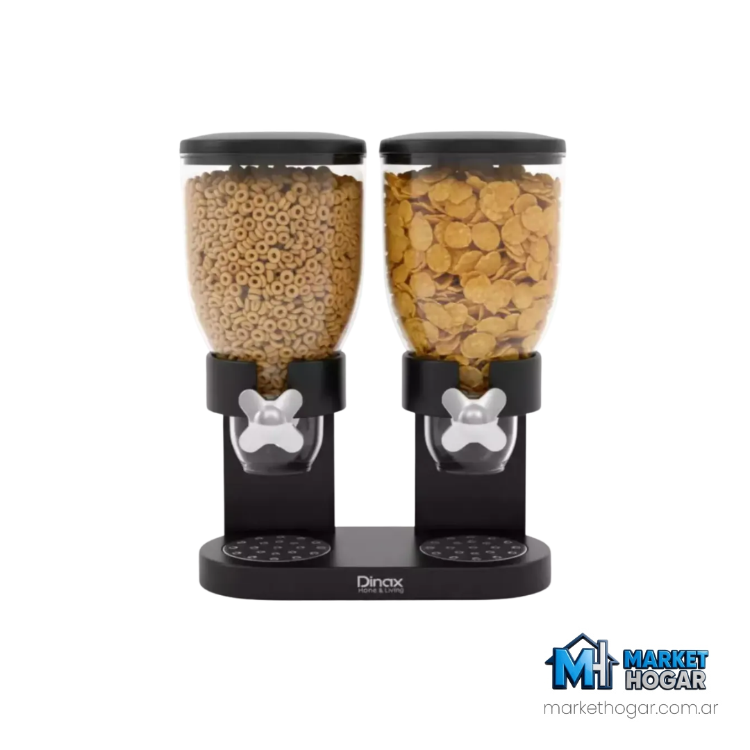 Dispensador de Cereales Doble 2 Litros Dinax