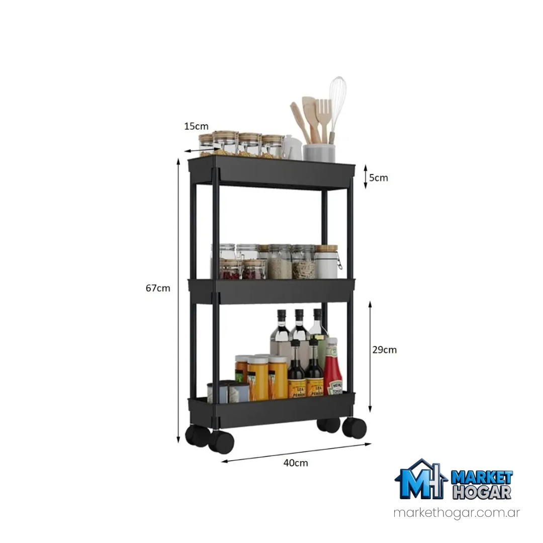Estanteria para Almacenar Negro - Image 2
