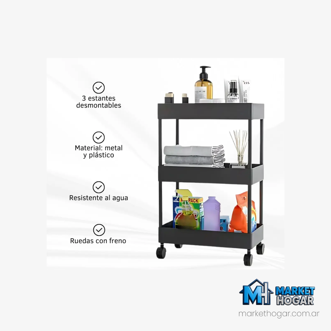 Estanteria para Almacenar Negro - Image 3