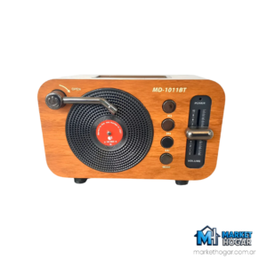 Radio AM/FM Estilo Retro Vinilo
