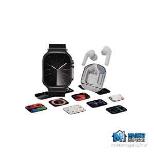 Reloj + Auriculares 7 + 1 Dinax