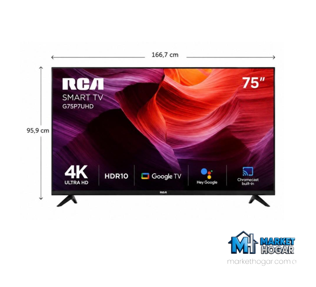 Smart Tv 75'' RCA 4K UHD Google TV - Image 3
