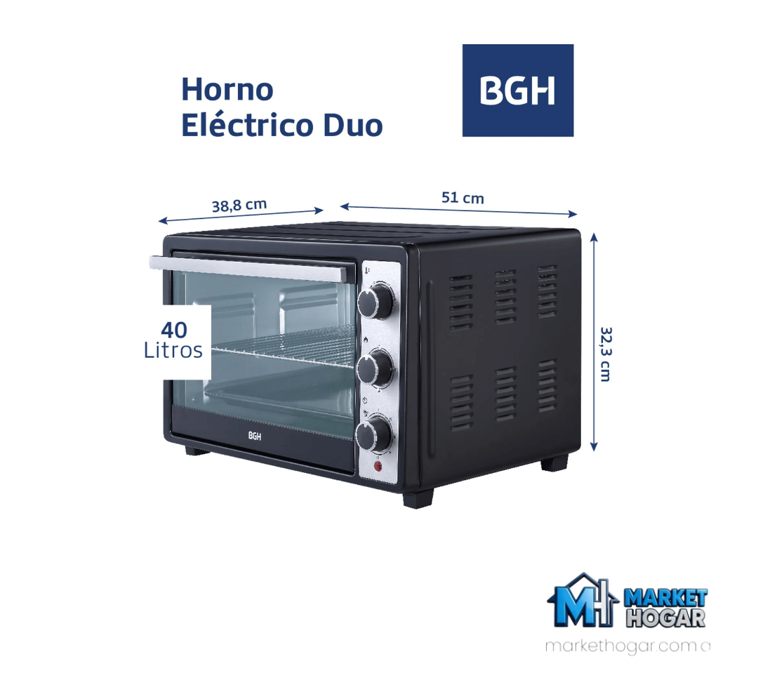 Horno Electrico BGH 40 Lts - Image 3
