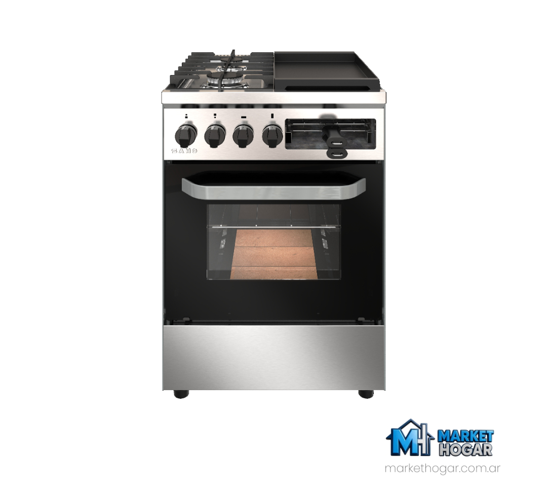Cocina Morelli Saho Kuma 55 Cm Multigrill + Horno con Visor