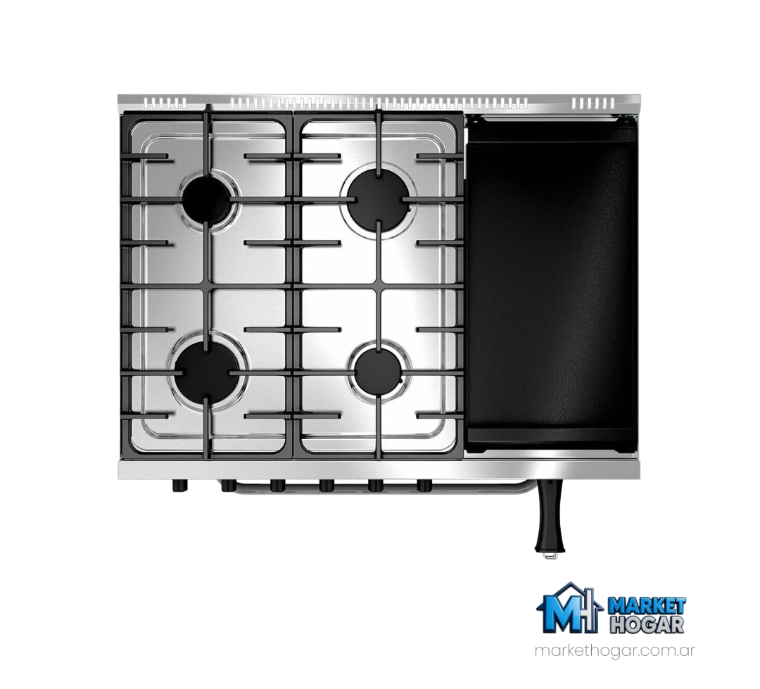 Cocina Morelli 82 Cm Multigrill + Horno con Visor - Carlitera y Plancheta - Image 3