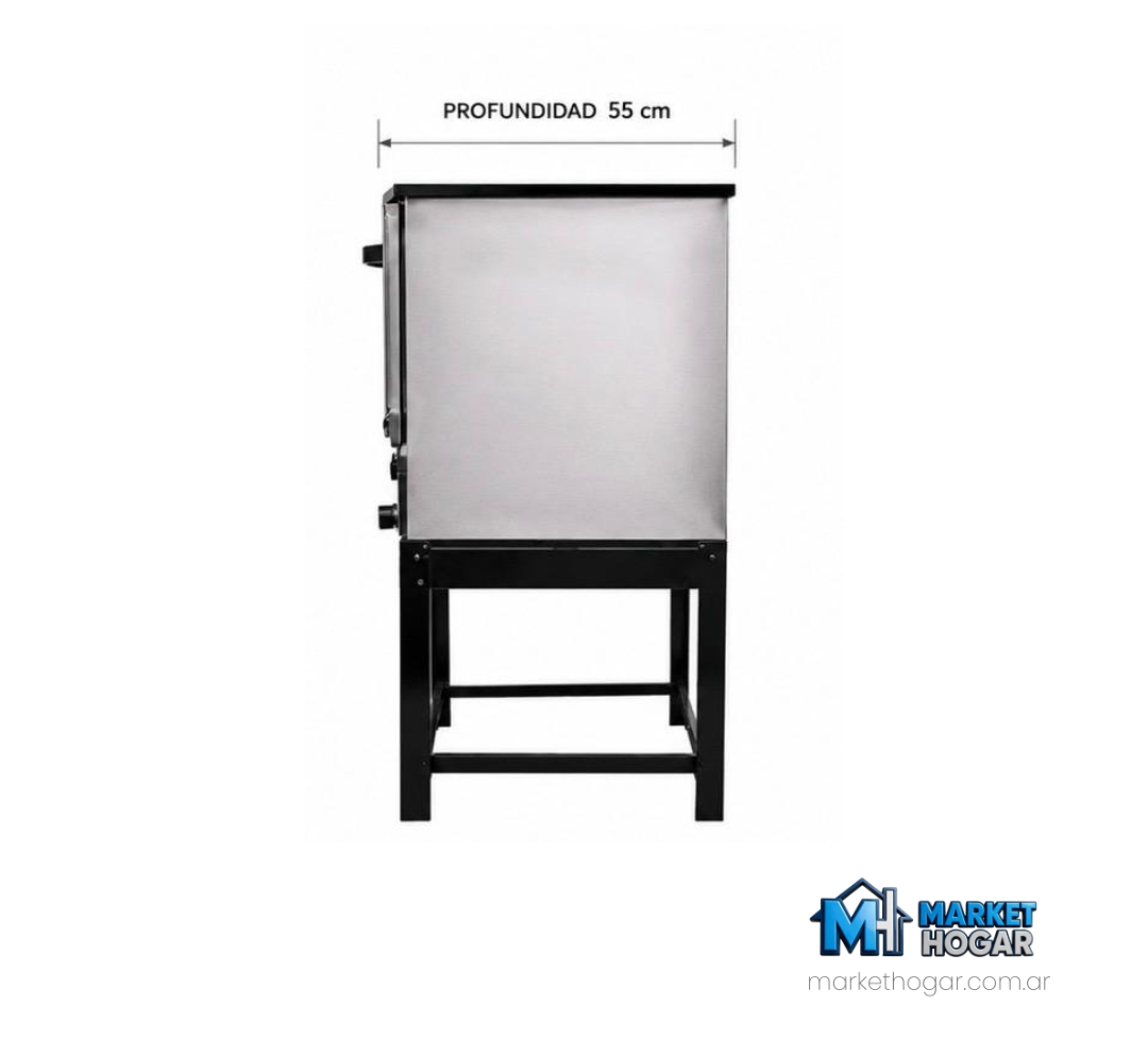 Horno Pizzero Morelli Gas Natural de 6 Moldes de Alta Producción Profesional - Image 3