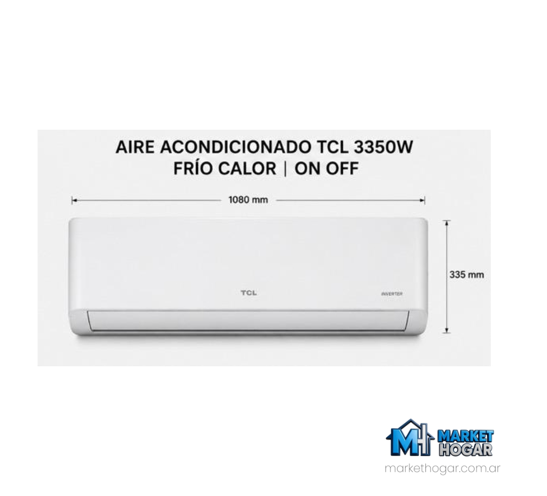 Aire Acondicionado TCL 3350W Frio-Calor On Off - Image 3