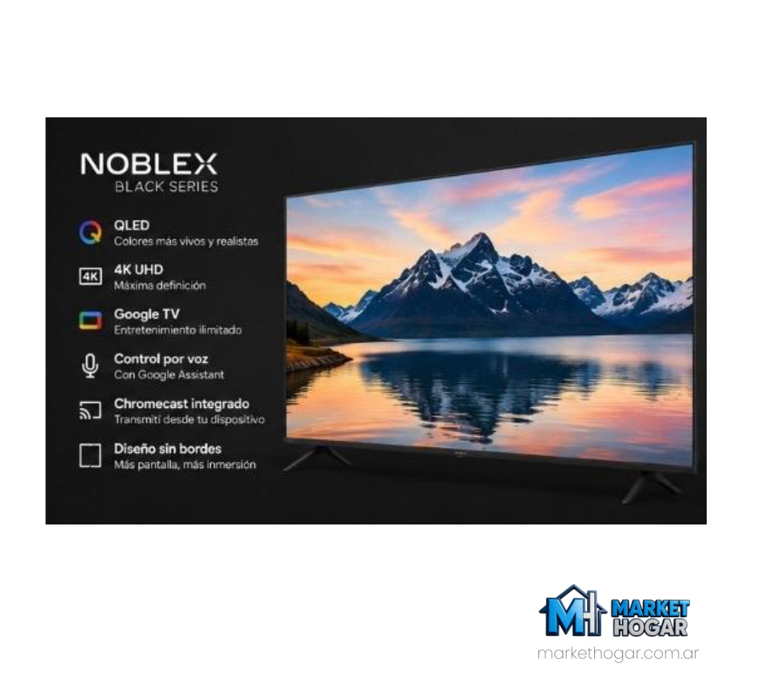 Smart Tv 86'' Noblex Black Series 4K UHD Google TV - Image 4