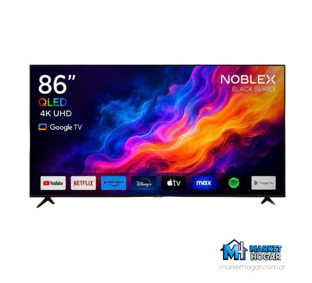 Smart Tv 86'' Noblex Black Series 4K UHD Google TV