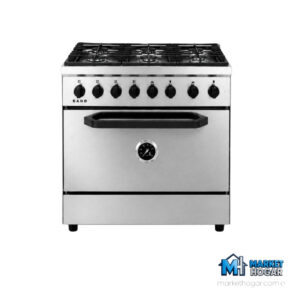 Cocina Morelli 82 cm 6 Hornallas + Horno con Puerta Ciega y Amplio