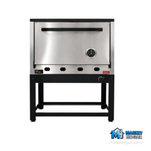 Horno Pizzero Morelli Gas Natural de 6 Moldes de Alta Producción Profesional