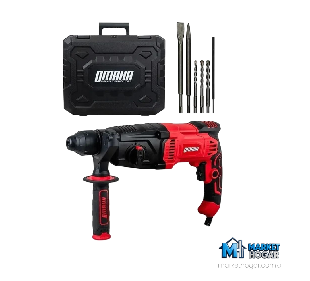 Rotomartillo Omaha SDS Plus 24 mm 800W Profesional con Maletín - Image 2
