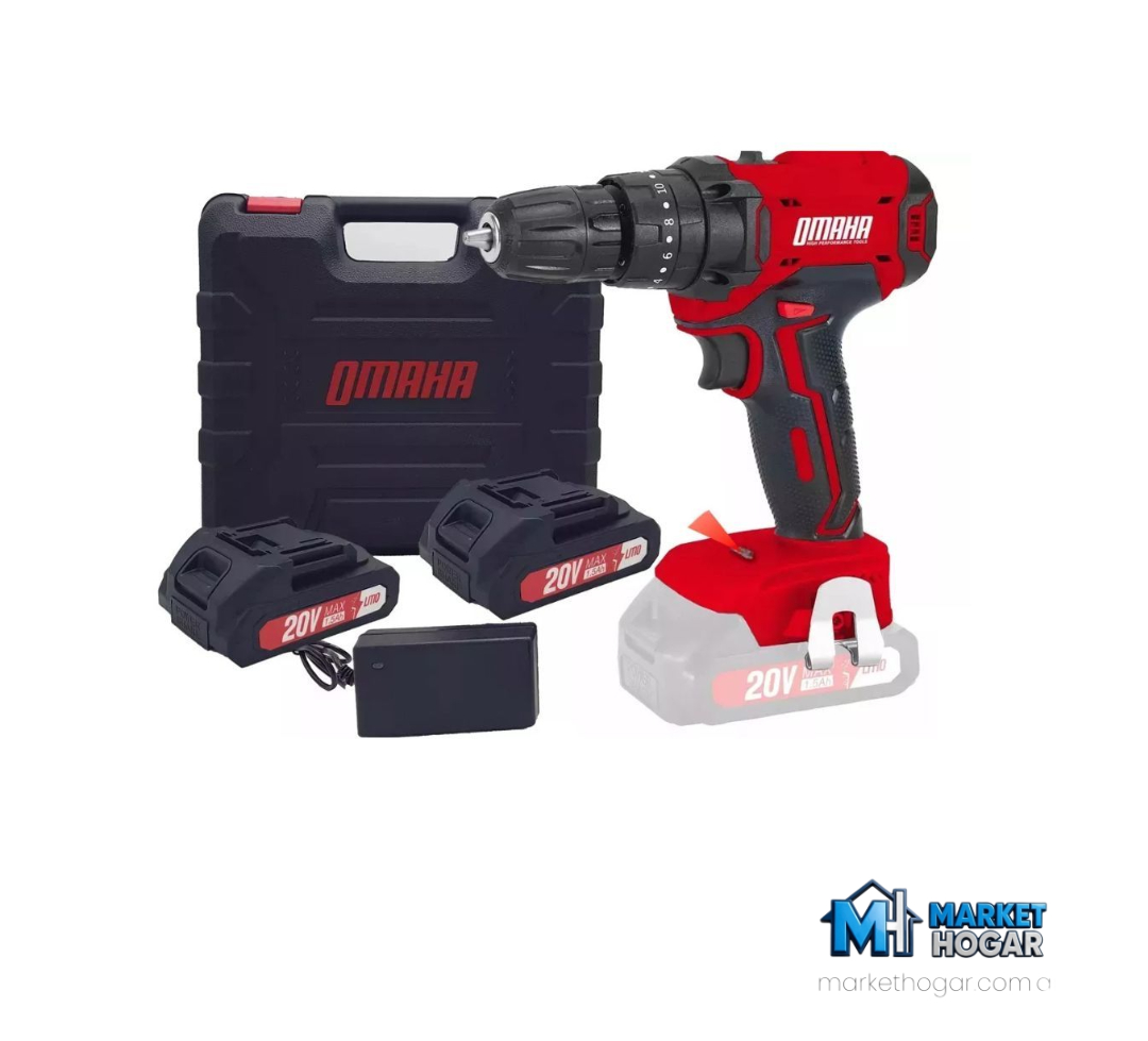 Taladro Percutor a Batería OMAHA 20V – Potencia y Precisión - Image 4