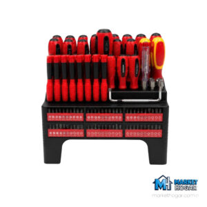 Set de Destornilladores Omaha 101 Piezas con Puntas Intercambiables y Accesorios