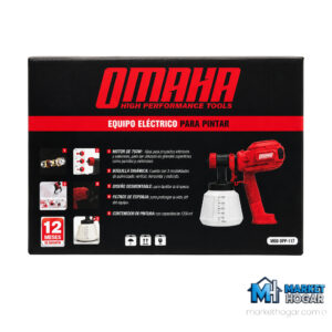 Equipo Eléctrico para Pintar Omaha 750W Profesional con Depósito de 1200 ML