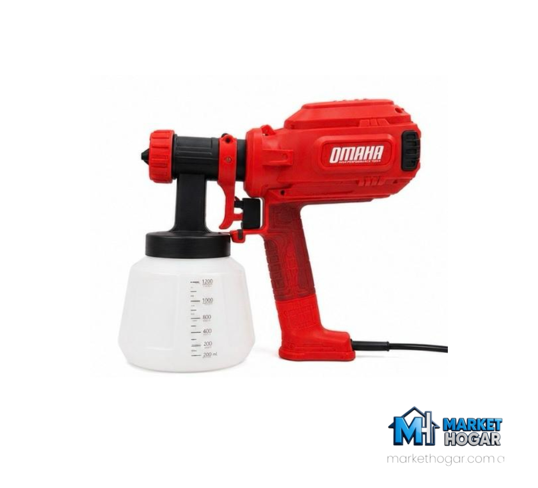 Equipo Eléctrico para Pintar Omaha 750W Profesional con Depósito de 1200 ML - Image 4