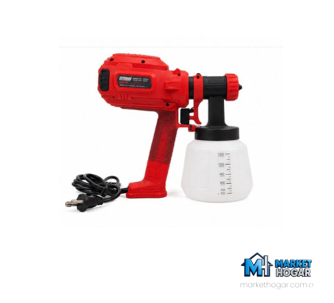 Equipo Eléctrico para Pintar Omaha 750W Profesional con Depósito de 1200 ML - Image 3