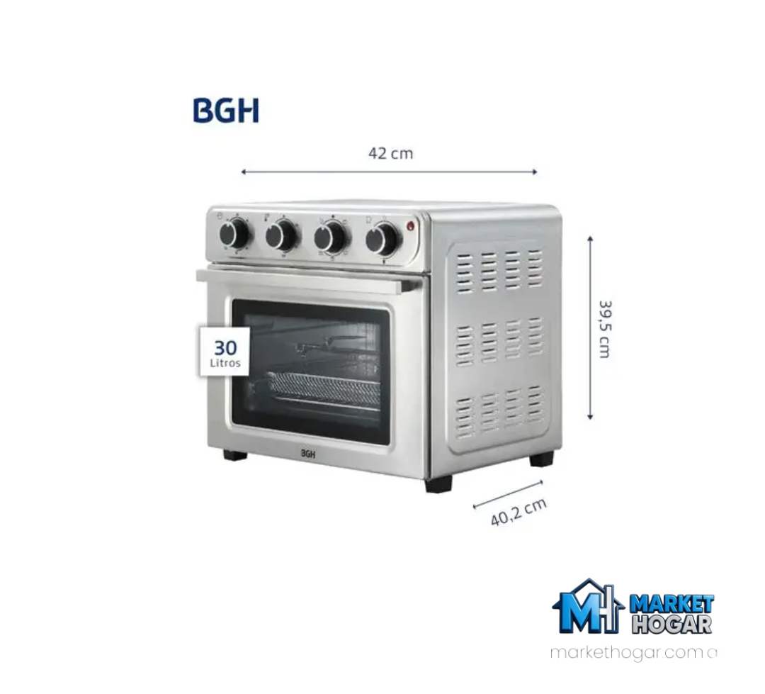 Horno Electrico BGH 30 lts con Airfryer - Image 2