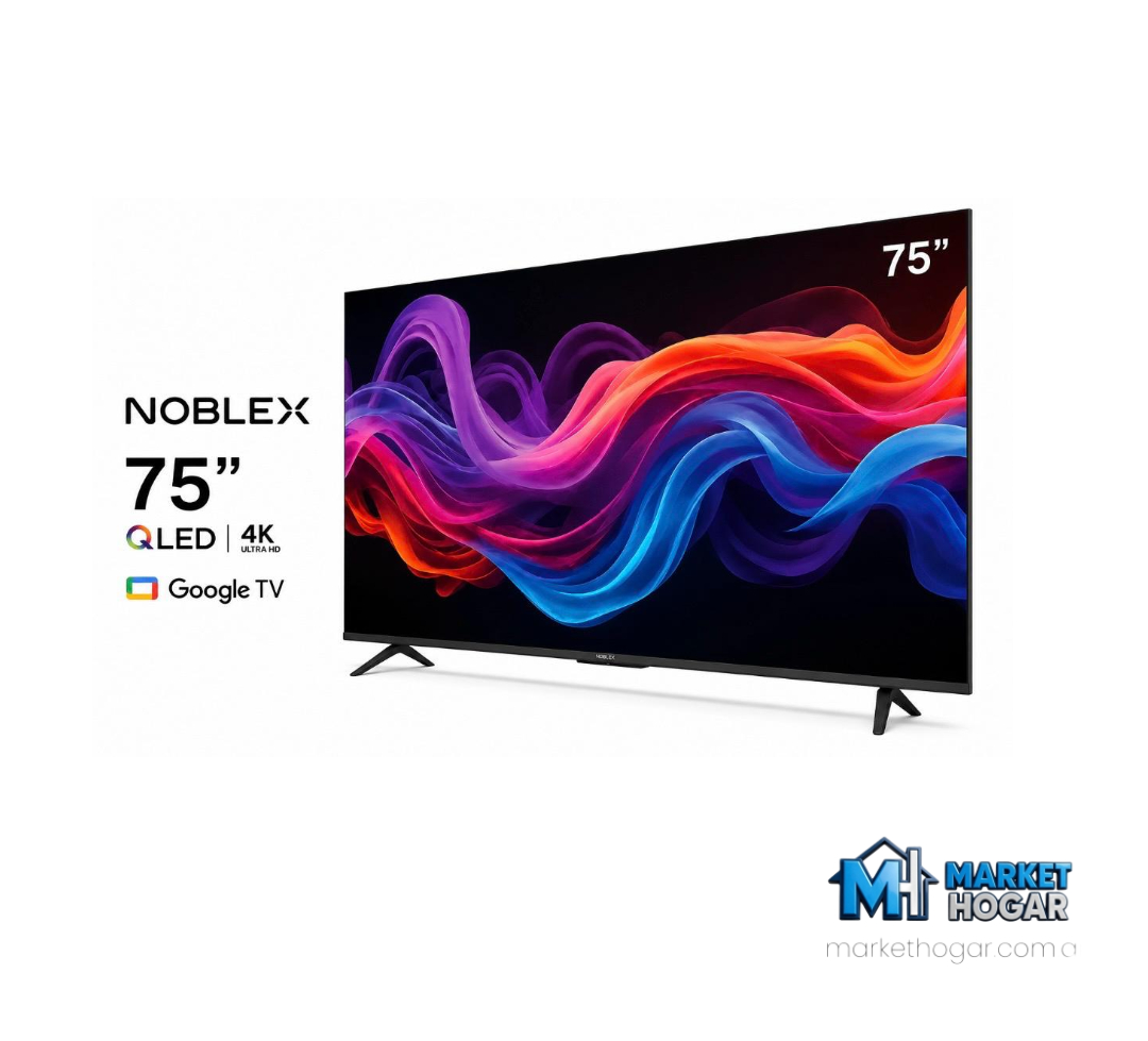 Smart Tv 75'' Noblex Black Series PRO 4K QLED Google TV