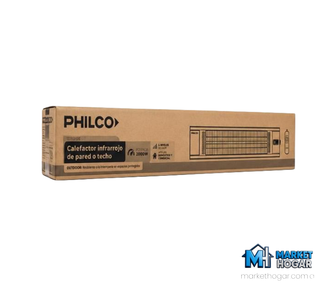 Calefactor Infrarrojo de Pared o Techo Philco 2000W 4 Niveles - Image 4