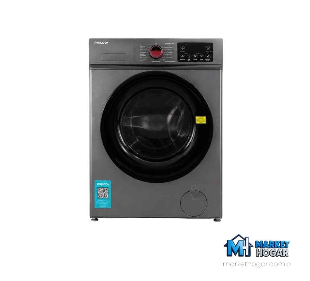 Lavasecarropas Philco 11 Kg + 6 Kg Secado Inverter 1400 RPM Gris
