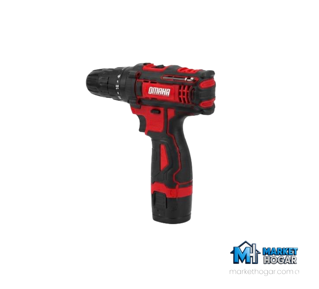 Taladro Percutor Inalámbrico Omaha 12V con Batería de Litio y Cargador - Image 2