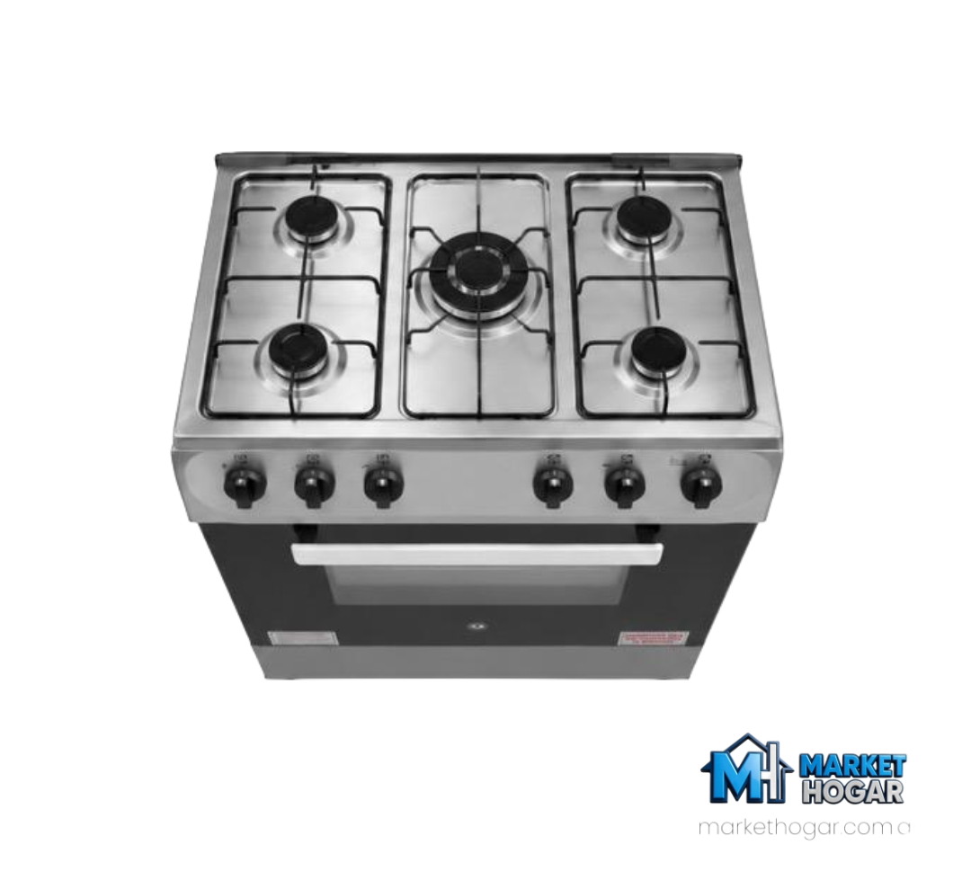 Cocina Morelli 82 cm 6 Hornallas + Horno con Visor y Amplio - Image 2