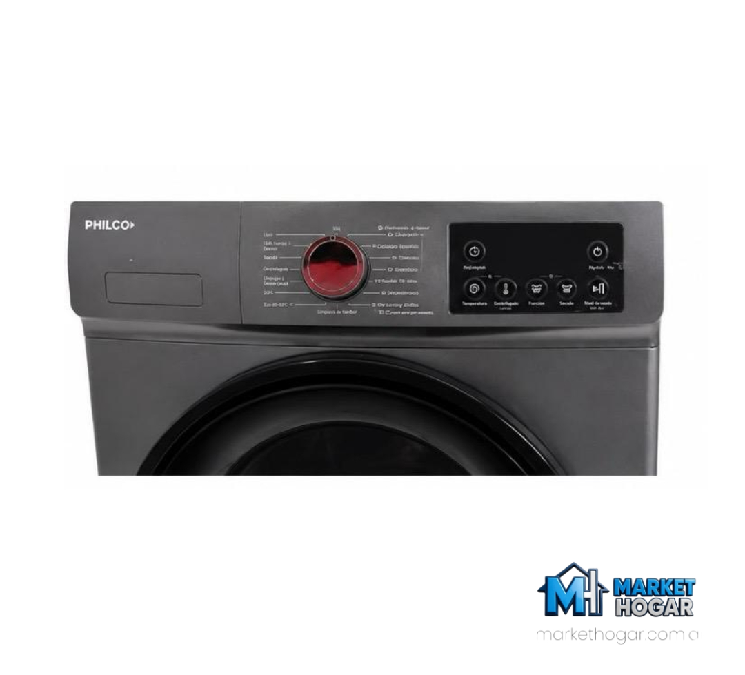Lavasecarropas Philco 11 Kg + 6 Kg Secado Inverter 1400 RPM Gris - Image 3