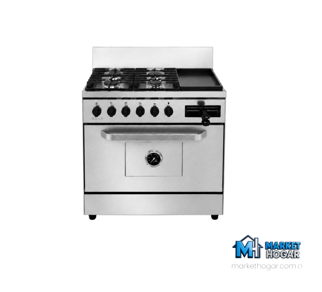 Cocina Morelli 82 Cm Multigrill con Puerta Ciega + Carlitera y Plancheta