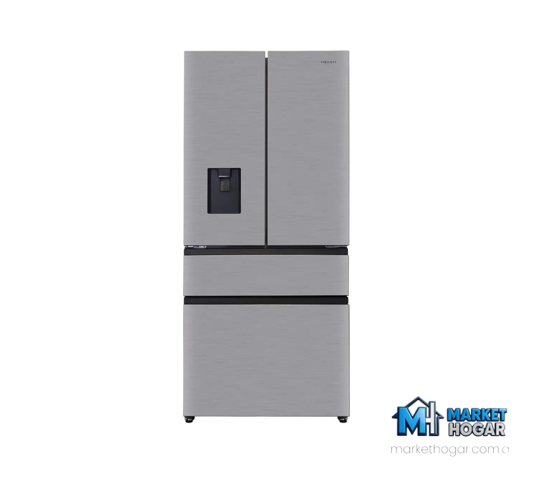 Heladera Syde By Syde French 453 Lts Philco Predicta Inverter con Dispenser Silver