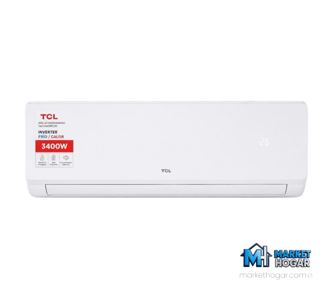 Aire Acondicionado TCL 3400W Inverter Frio-Calor