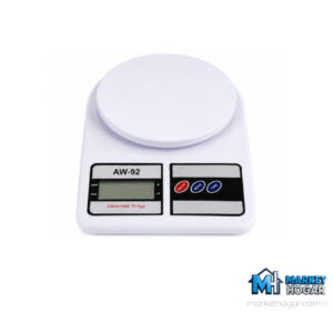 Balanza de Cocina Eiffel Digital Plana de Plástico con Máximo de 4 KG X 1 GR