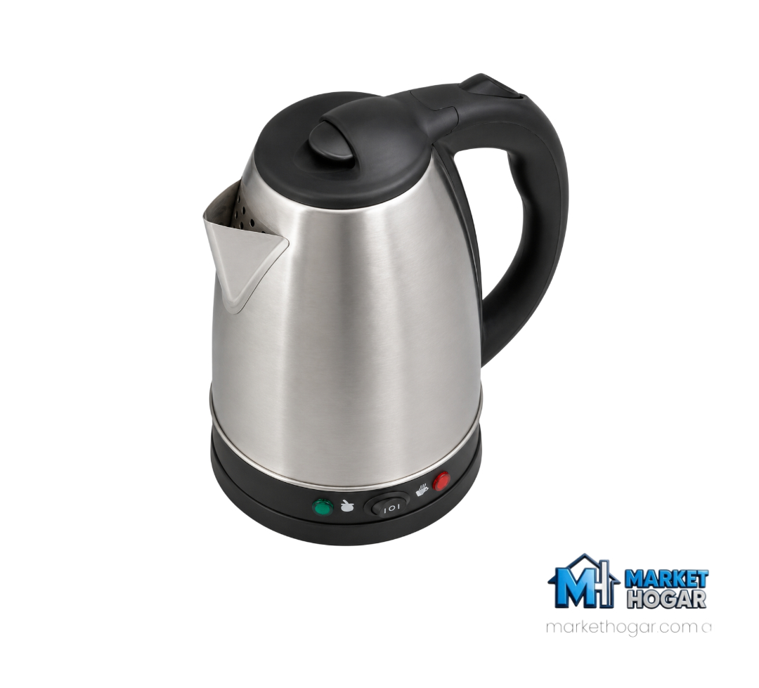 Pava Eléctrica Eiffel de Acero Inoxidable con Corte para Mate y Café 2 LTS - Image 2