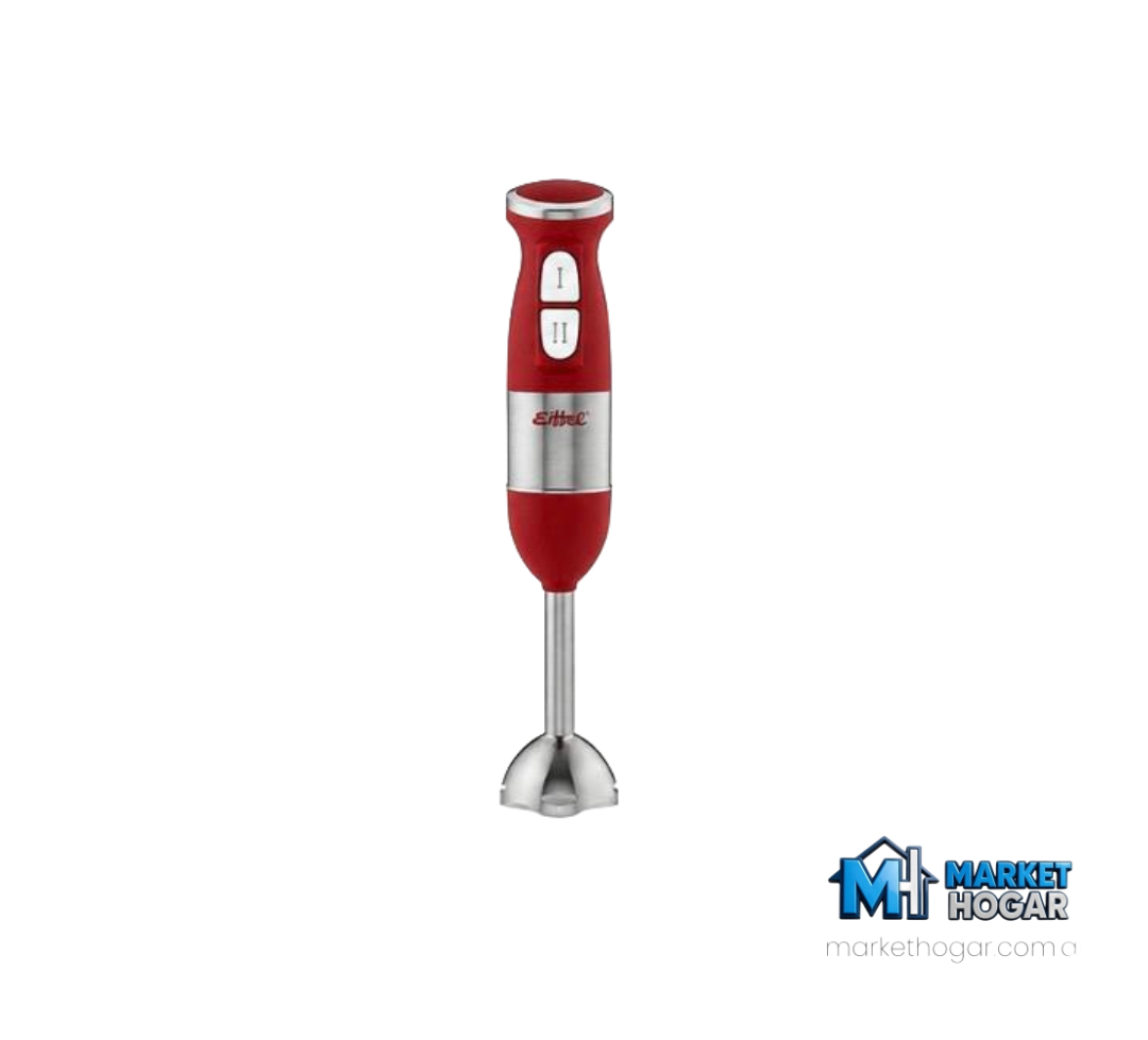 Mixer Completa Eiffel 3 en 1 Acero Inoxidable con Motor de 500W Rojo - Image 4
