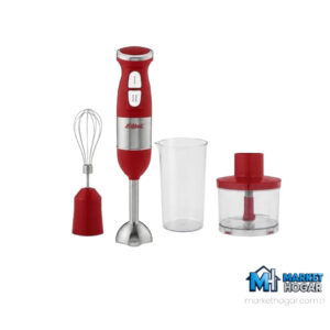 Mixer Completa Eiffel 3 en 1 Acero Inoxidable con Motor de 500W Rojo