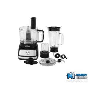 Multi-Procesadora + Licuadora 7 en 1 Eiffel 700W con Fuente de Acero Inoxidable